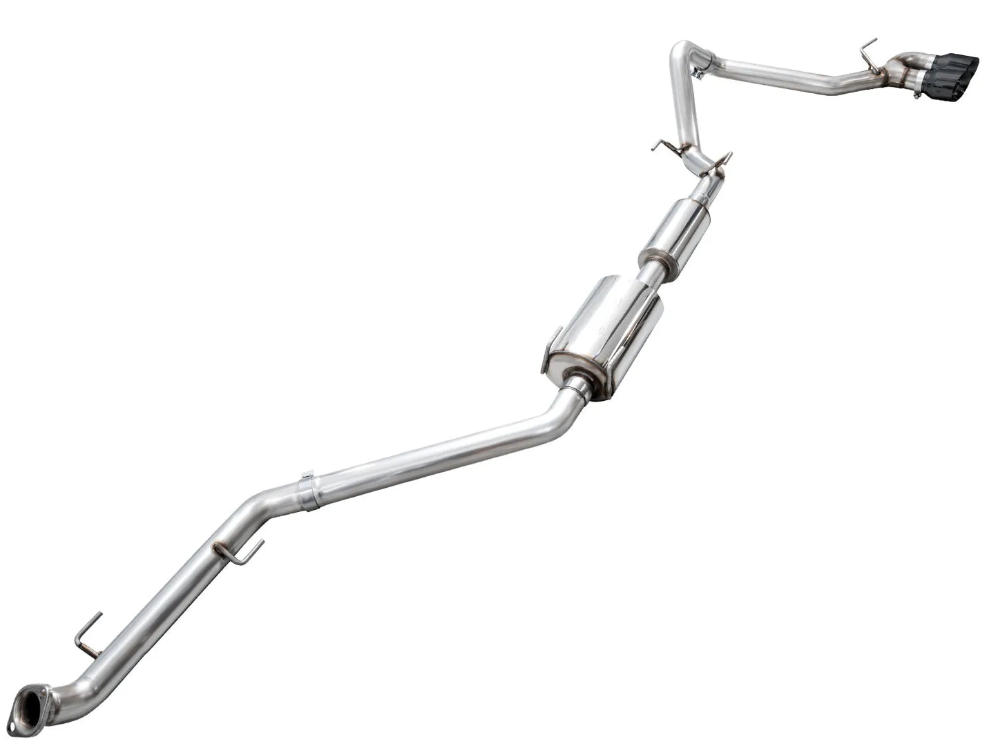 AWE Tuning Exhaust for 4th Gen Toyota Tacoma Dual Diamond Black Tips (3015-33254)