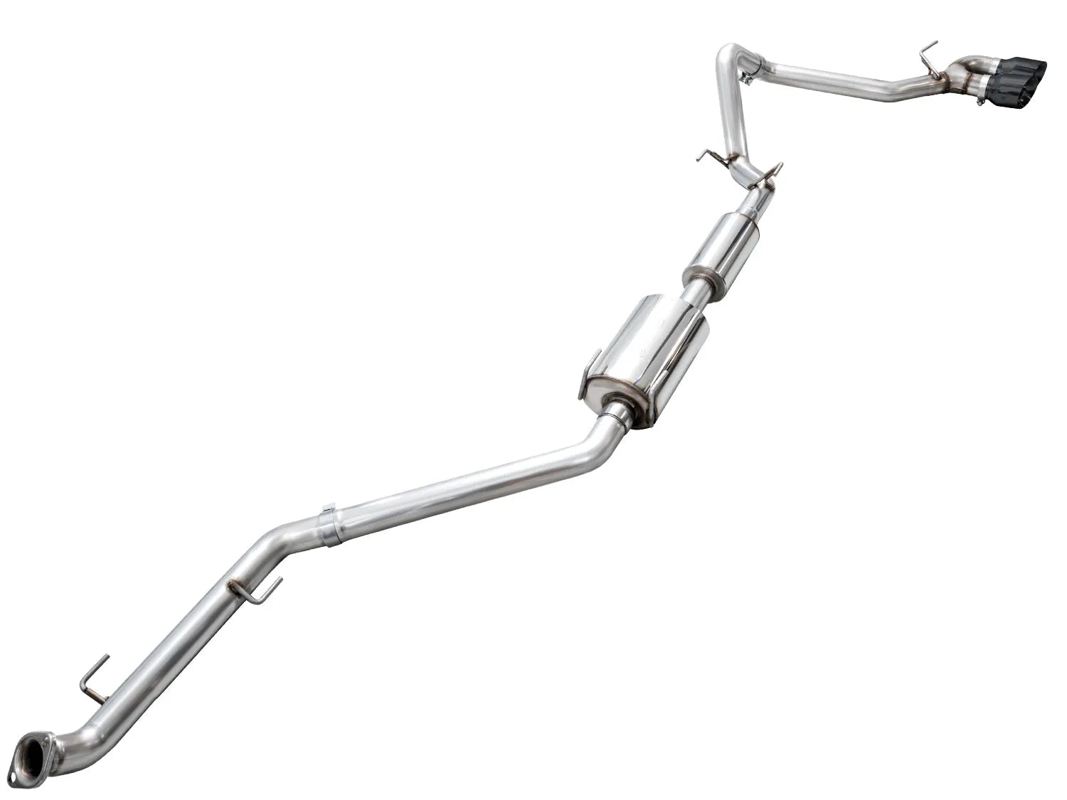AWE Tuning Exhaust for 4th Gen Toyota Tacoma Dual Diamond Black Tips (3015-33254)