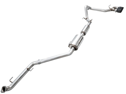 AWE Tuning Exhaust for 4th Gen Toyota Tacoma Dual Diamond Black Tips (3015-33254)
