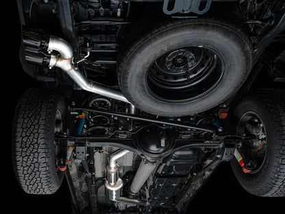 AWE Tuning Exhaust for 4th Gen Toyota Tacoma Dual Diamond Black Tips (3015-33254)