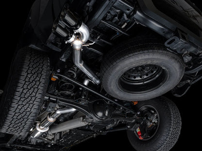 AWE Tuning Exhaust for 4th Gen Toyota Tacoma Dual Diamond Black Tips (3015-33254)