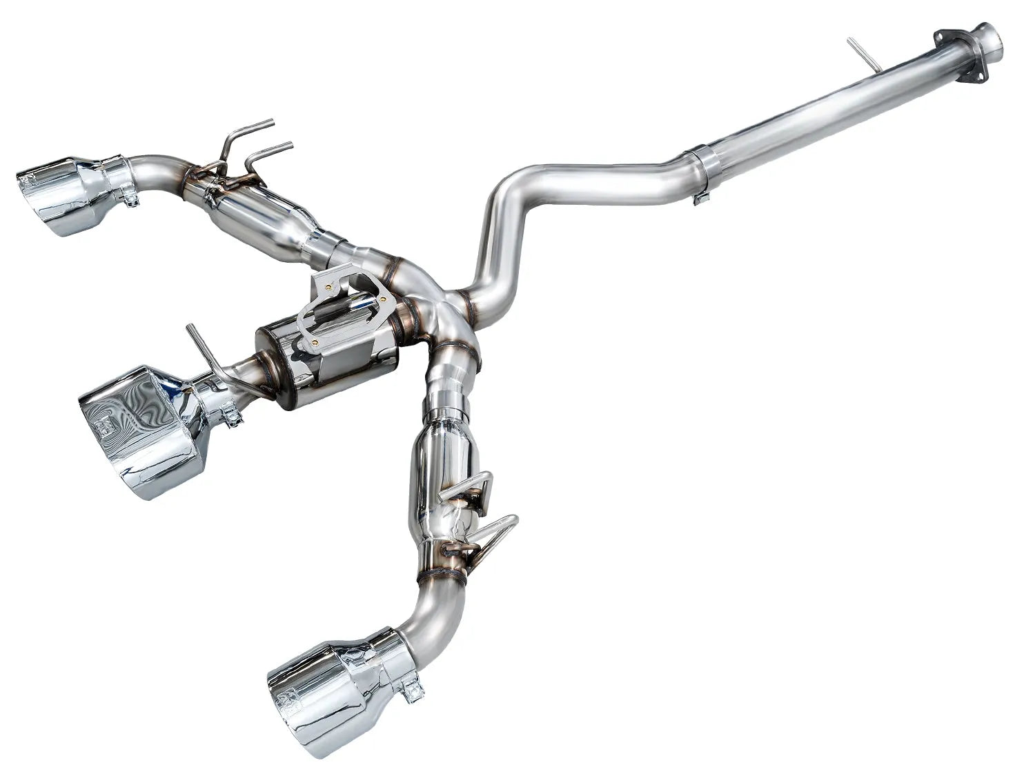 AWE Tuning 23-24 Toyota GR Corolla Track Edition Catback Exhaust - Chrome Silver Tips (3020-52472)