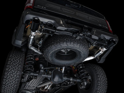 AWE Tuning Gen 3 Ford Raptor SwitchPath Exhaust - Diamond Black Tips (3025-33356)