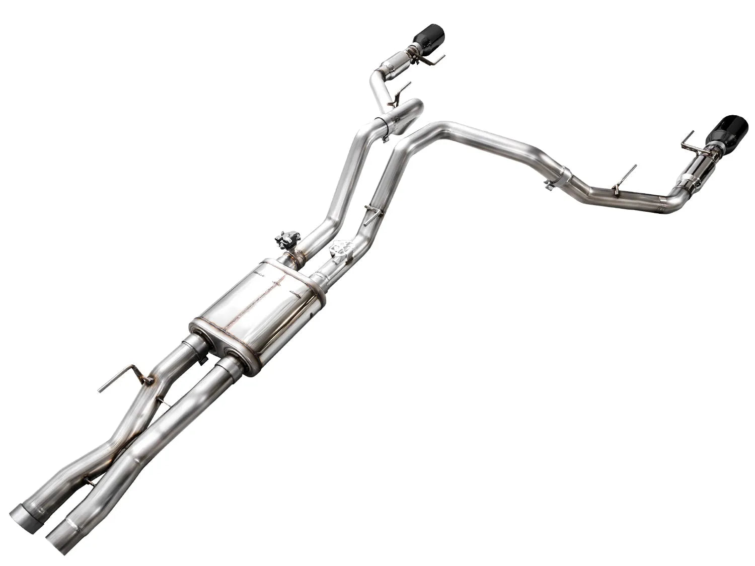 AWE Tuning Gen 3 Ford Raptor SwitchPath Exhaust - Diamond Black Tips (3025-33356)
