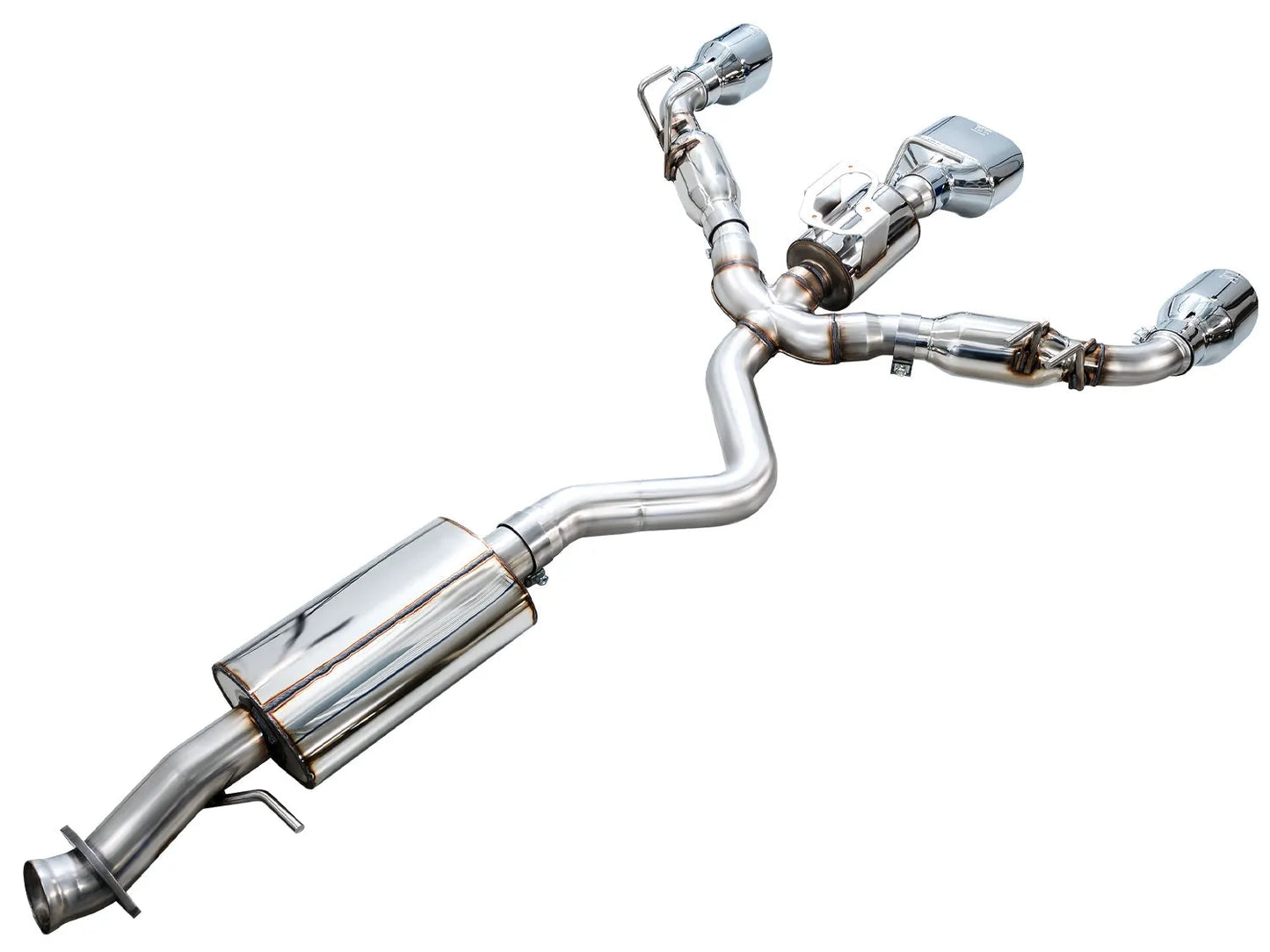 AWE Tuning 23-24 Toyota GR Corolla Touring Edition Catback Exhaust - Chrome Silver Tips (3015-52472)