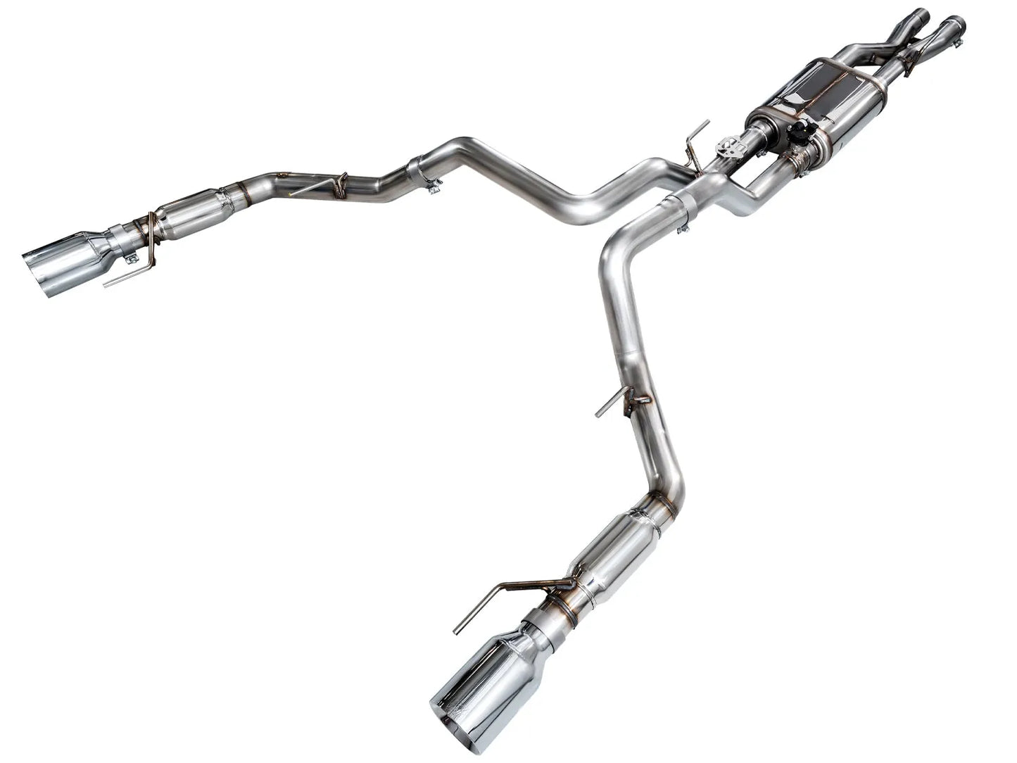 AWE Tuning Gen 3 Raptor SwitchPath Exhaust - Chrome Silver Tips (3025-32356)