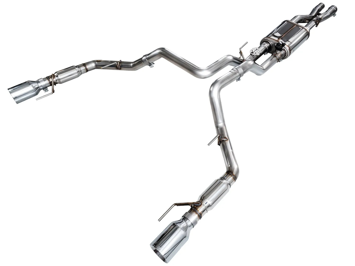 AWE Tuning Gen 3 Raptor SwitchPath Exhaust - Chrome Silver Tips (3025-32356)