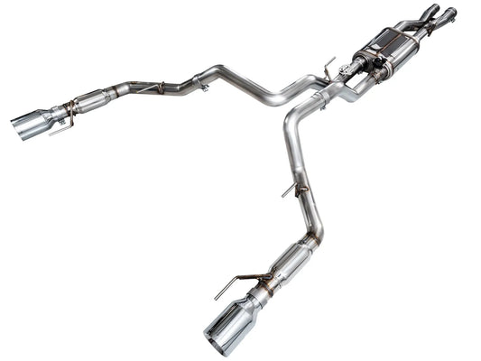 AWE Tuning Gen 3 Raptor SwitchPath Exhaust - Chrome Silver Tips (3025-32356)