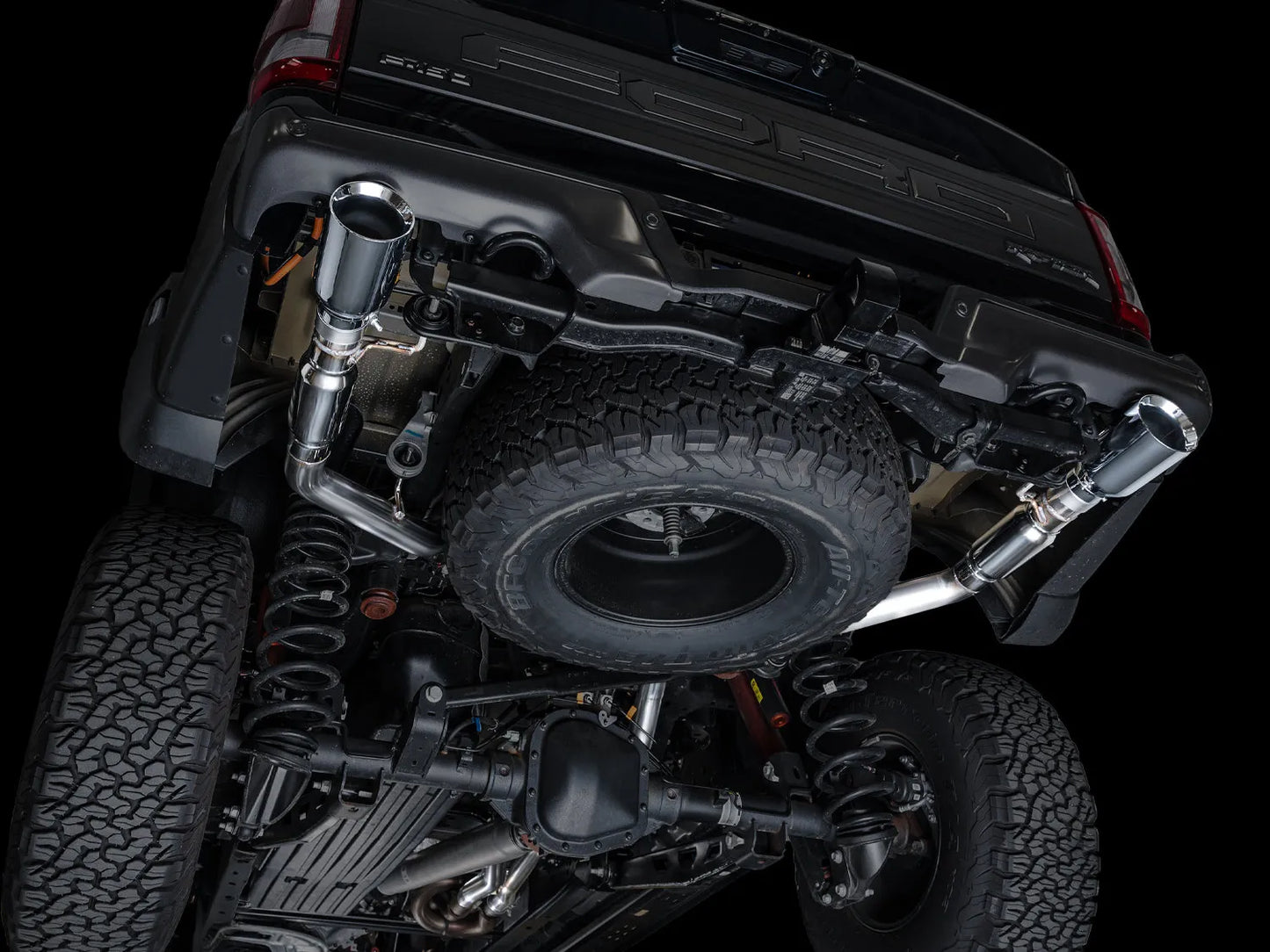 AWE Tuning Gen 3 Raptor SwitchPath Exhaust - Chrome Silver Tips (3025-32356)