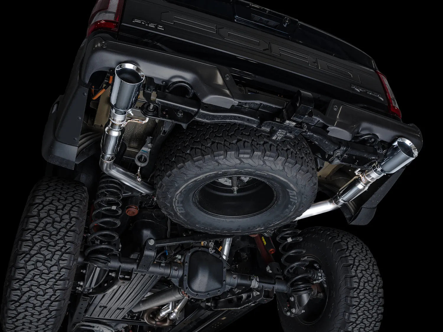 AWE Tuning Gen 3 Raptor SwitchPath Exhaust - Chrome Silver Tips (3025-32356)
