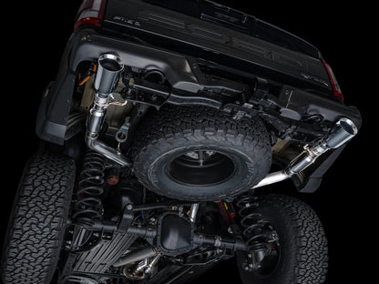 AWE Tuning Gen 3 Raptor SwitchPath Exhaust - Chrome Silver Tips (3025-32356)