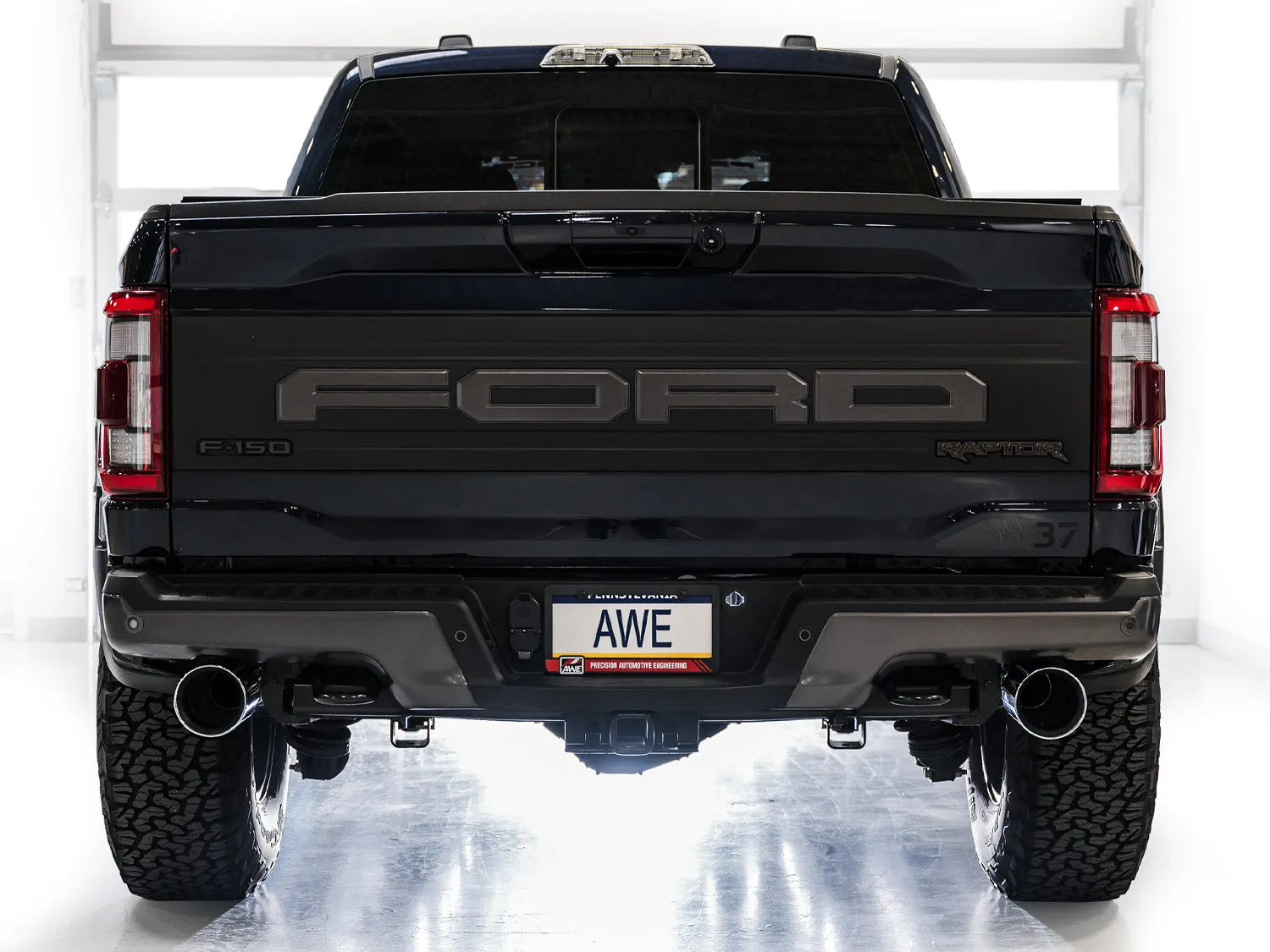 AWE Tuning Gen 3 Raptor SwitchPath Exhaust - Chrome Silver Tips (3025-32356)