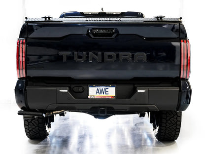 AWE Tuning 0FG Exhaust for 3rd Gen Toyota Tundra - Dual Diamond Black Tips (3015-33063)