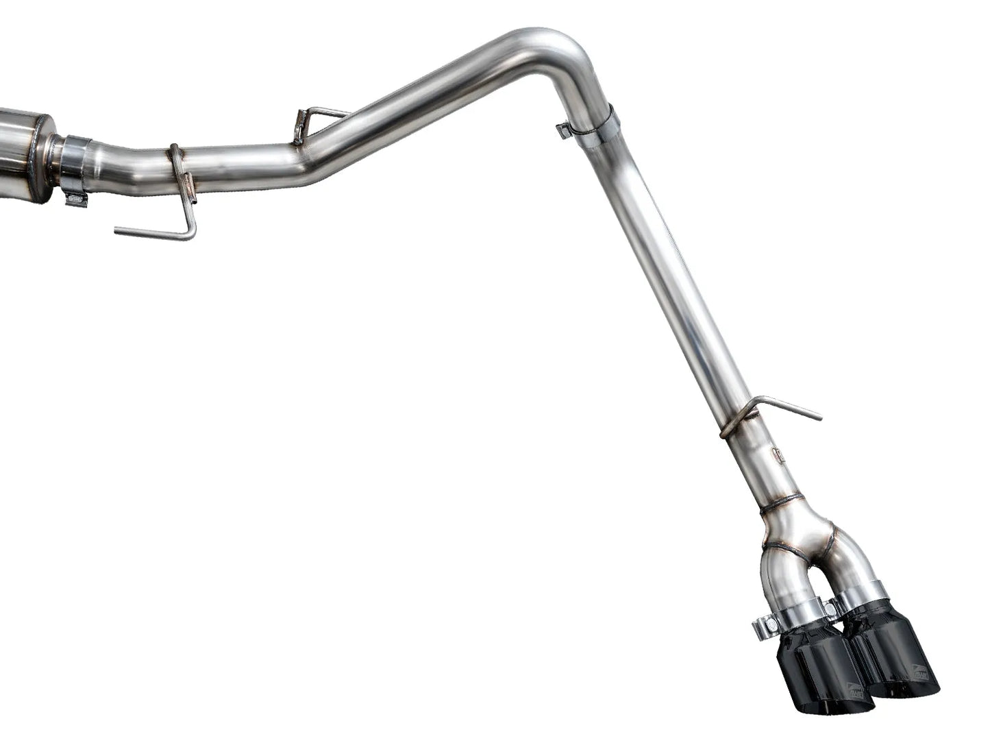 AWE Tuning 0FG Exhaust for 3rd Gen Toyota Tundra - Dual Diamond Black Tips (3015-33063)