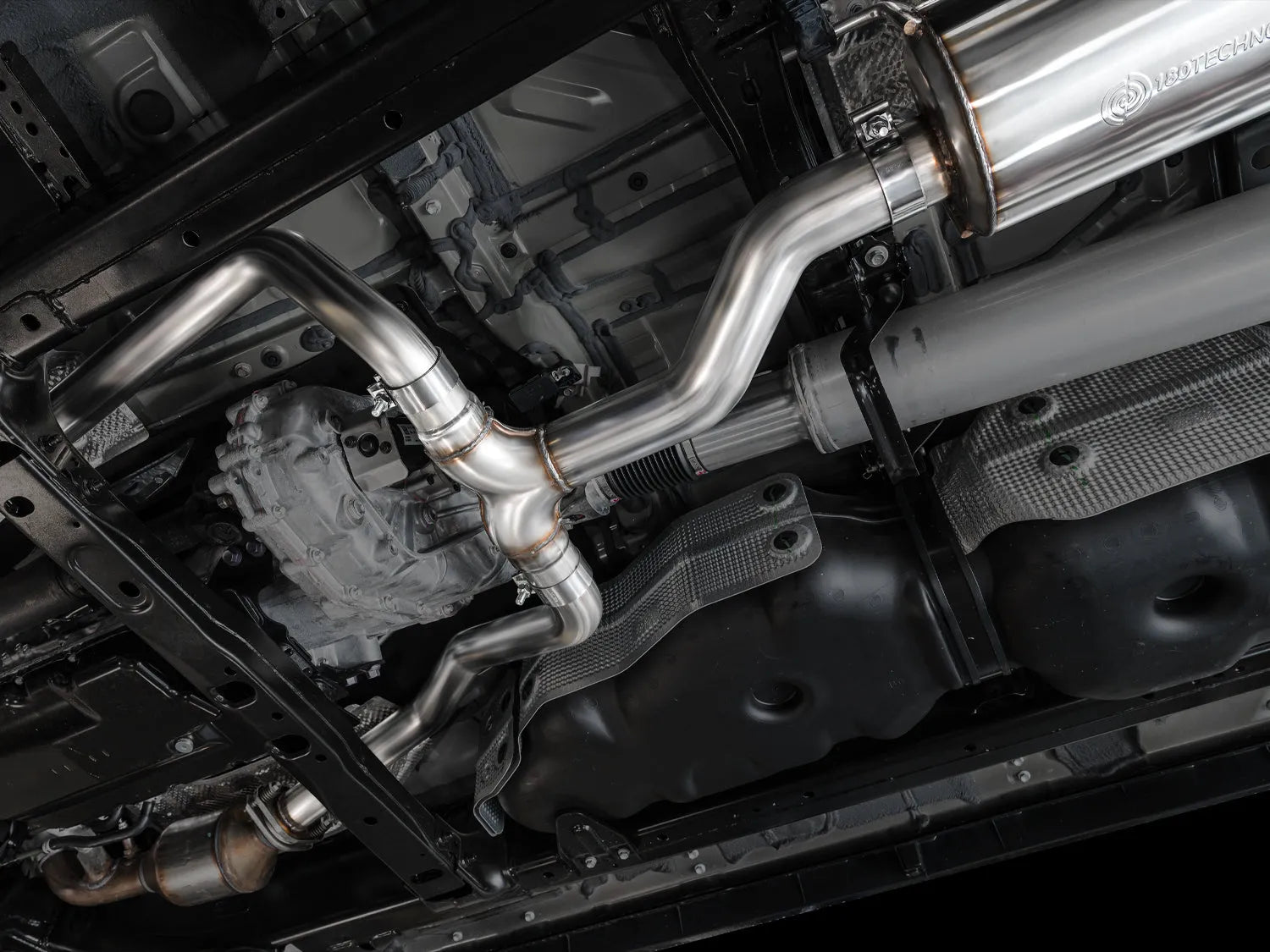 AWE Tuning 0FG Exhaust for 3rd Gen Toyota Tundra - Dual Diamond Black Tips (3015-33063)