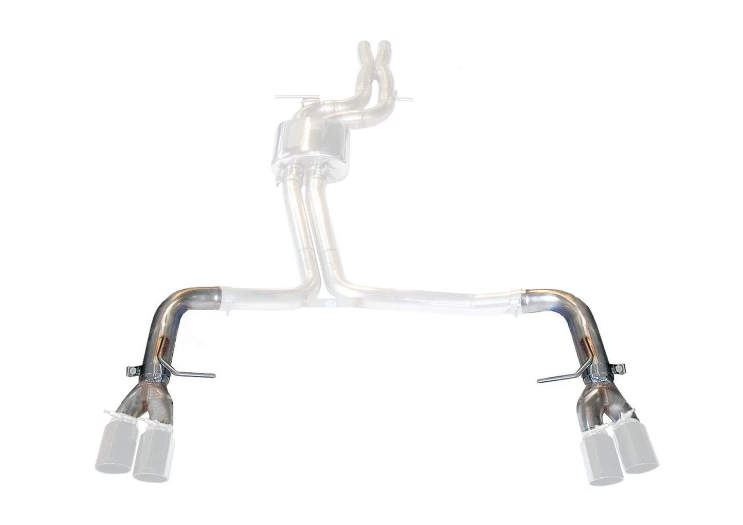 AWE Tuning Touring-to-Track Conversion Kit for B8/8.5 S4/S5 3.0T - for 90mm Tips (3820-41006)