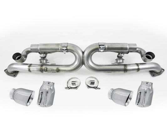 AWE Tuning AWE SwitchPath Exhaust for Porsche 991 - Non-PSE cars - Chrome Silver Tips - 3025-42012