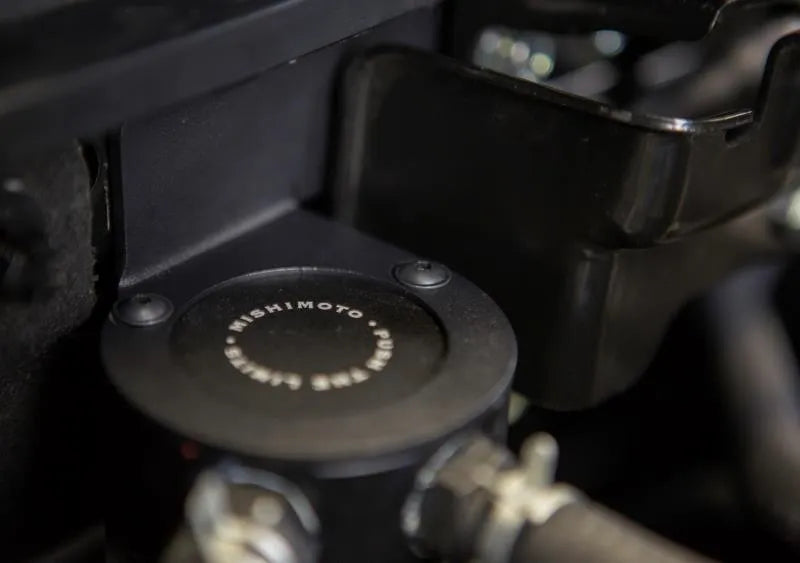 Mishimoto Baffled Oil Catch Can - PCV Side | 2017+ Honda Civic Type R (MMBCC-CTR-17PBE2)