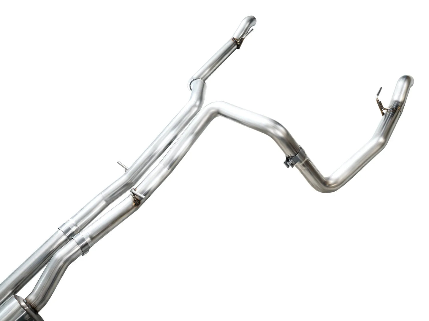 AWE Tuning 4th Gen GM 1500 6.2L Catback Split Rear Exit (w/ Bumper Cutouts) - OE Tips (3015-31202)