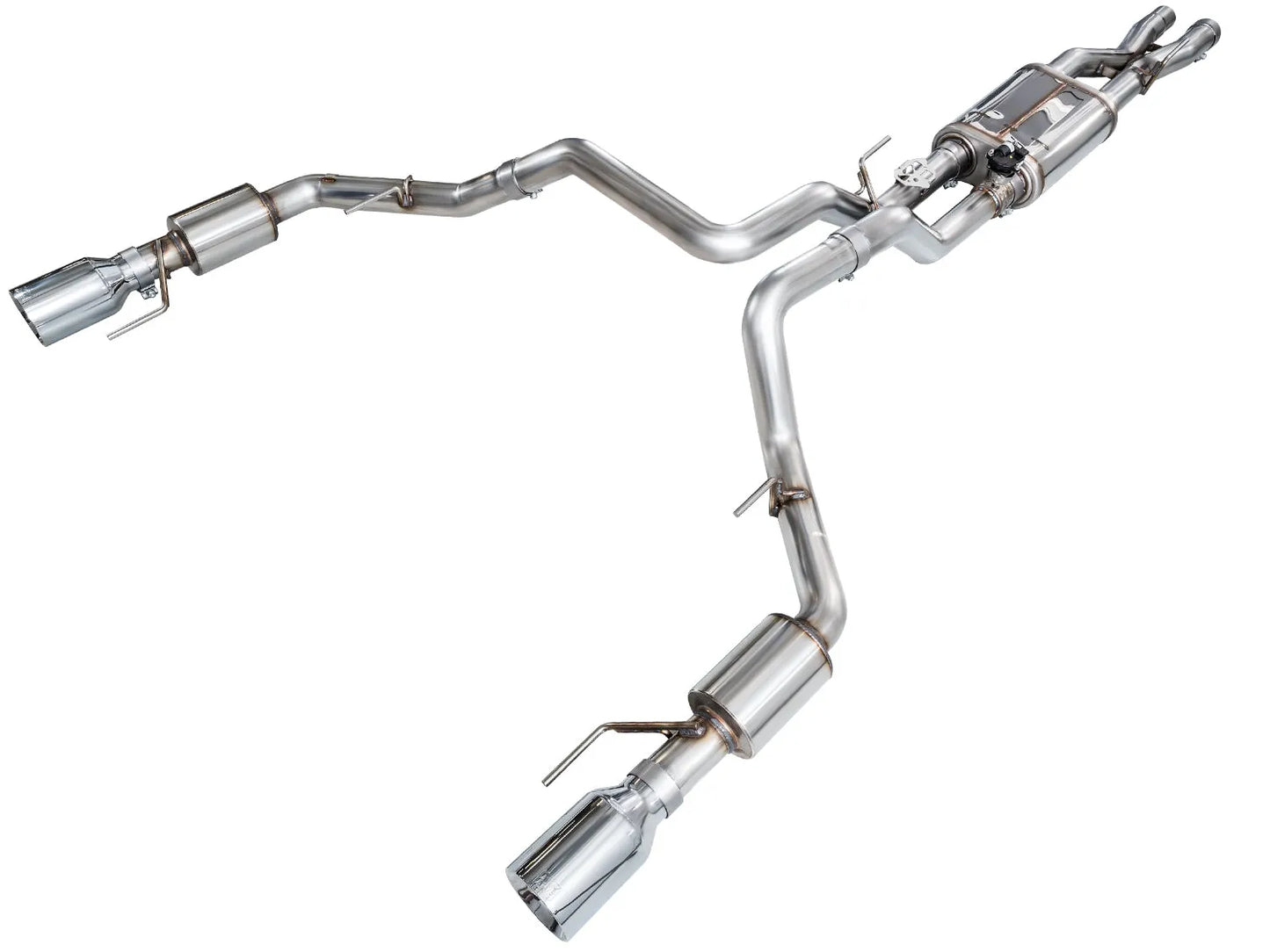 AWE Tuning Gen 3 Raptor R SwitchPath Exhaust - Chrome Silver Tips (3025-32852)