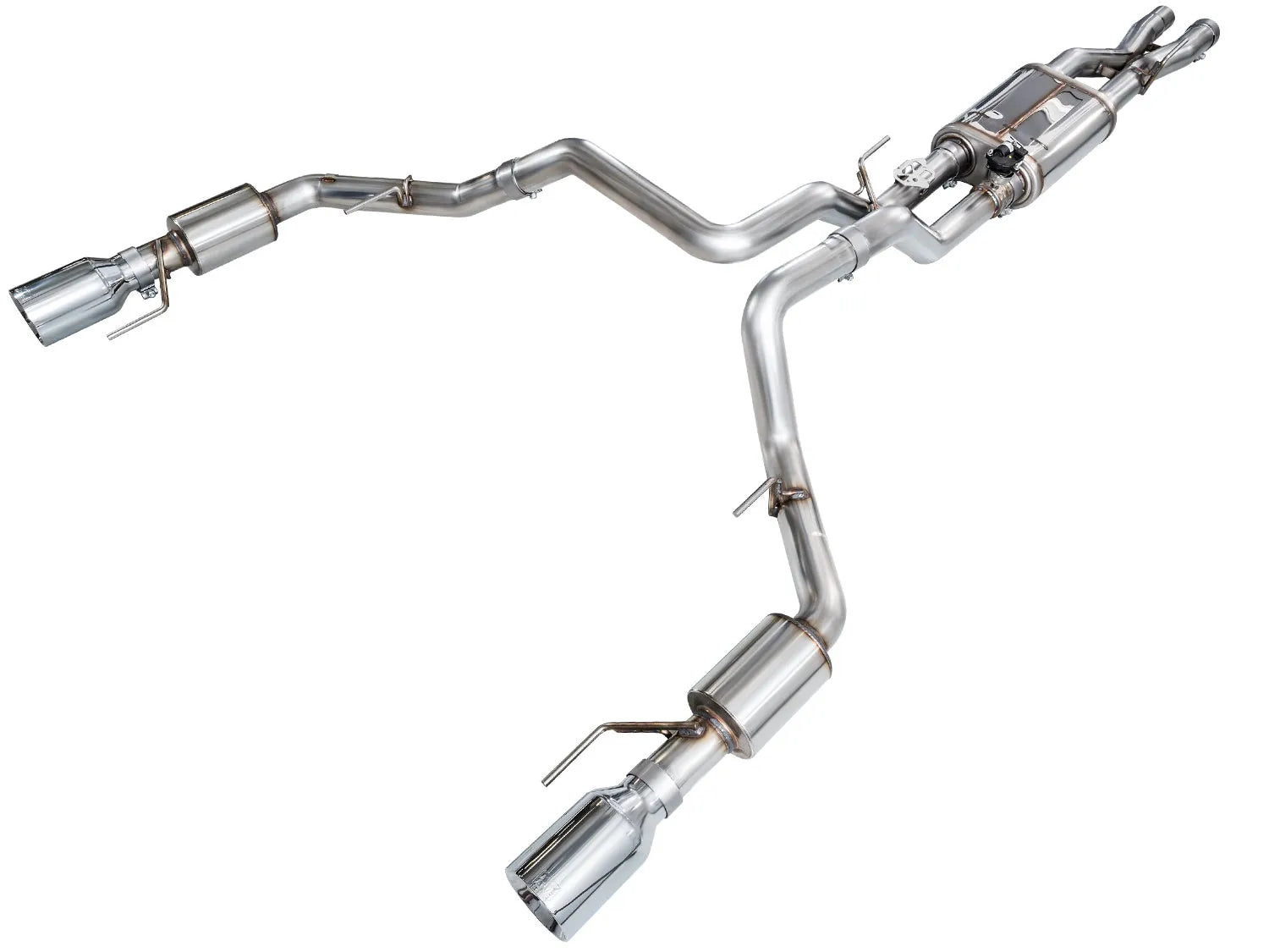 AWE Tuning Gen 3 Raptor R SwitchPath Exhaust - Chrome Silver Tips (3025-32852)