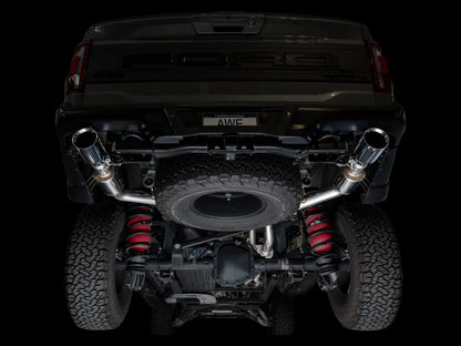 AWE Tuning Gen 3 Raptor R SwitchPath Exhaust - Chrome Silver Tips (3025-32852)