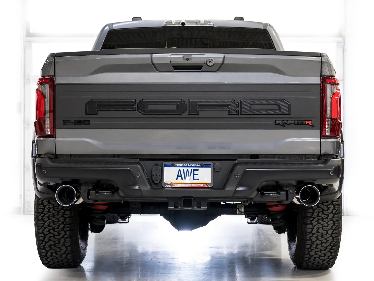 AWE Tuning Gen 3 Raptor R SwitchPath Exhaust - Chrome Silver Tips (3025-32852)