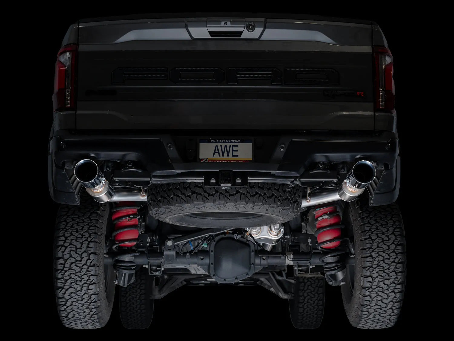 AWE Tuning Gen 3 Raptor R SwitchPath Exhaust - Chrome Silver Tips (3025-32852)