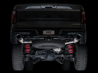 AWE Tuning Gen 3 Raptor R SwitchPath Exhaust - Chrome Silver Tips (3025-32852)