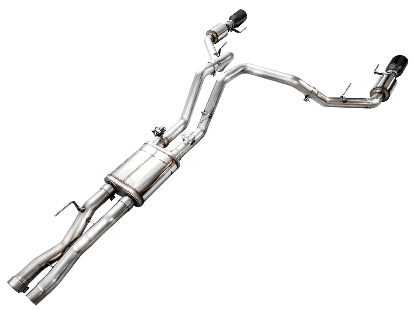 AWE Tuning Gen 3 Raptor R SwitchPath Exhaust - Diamond Black Tips (3025-33852)