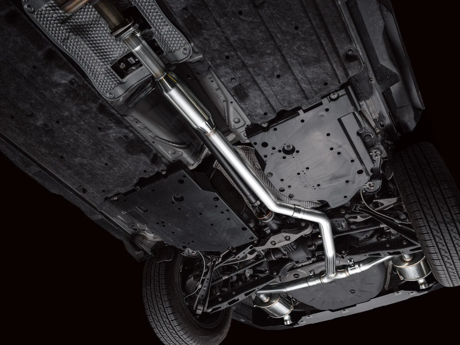 AWE Tuning 20-25 Subaru Outback (Wilderness & XT) 0FG Catback Exhaust w/Dual BashGuards (3015-38246)