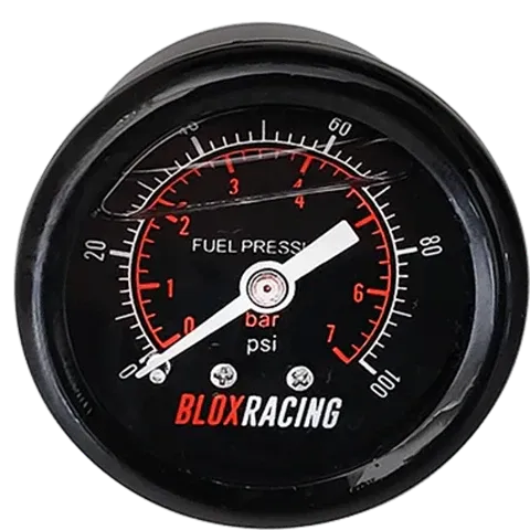 BLOX Racing Liquid Filled Fuel Pressure Gauge (BXGA-00125)