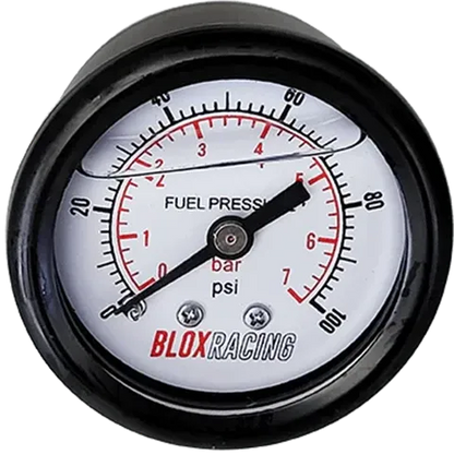 BLOX Racing Liquid Filled Fuel Pressure Gauge (BXGA-00125)
