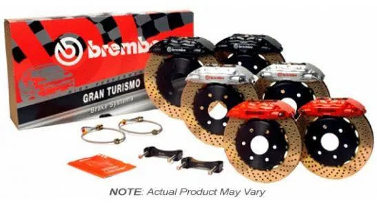 Brembo 4 Piston Slotted Front Big Brake Kit | Subaru/Toyota 12-22 BRZ/86/FR-S (1P2.8002A)