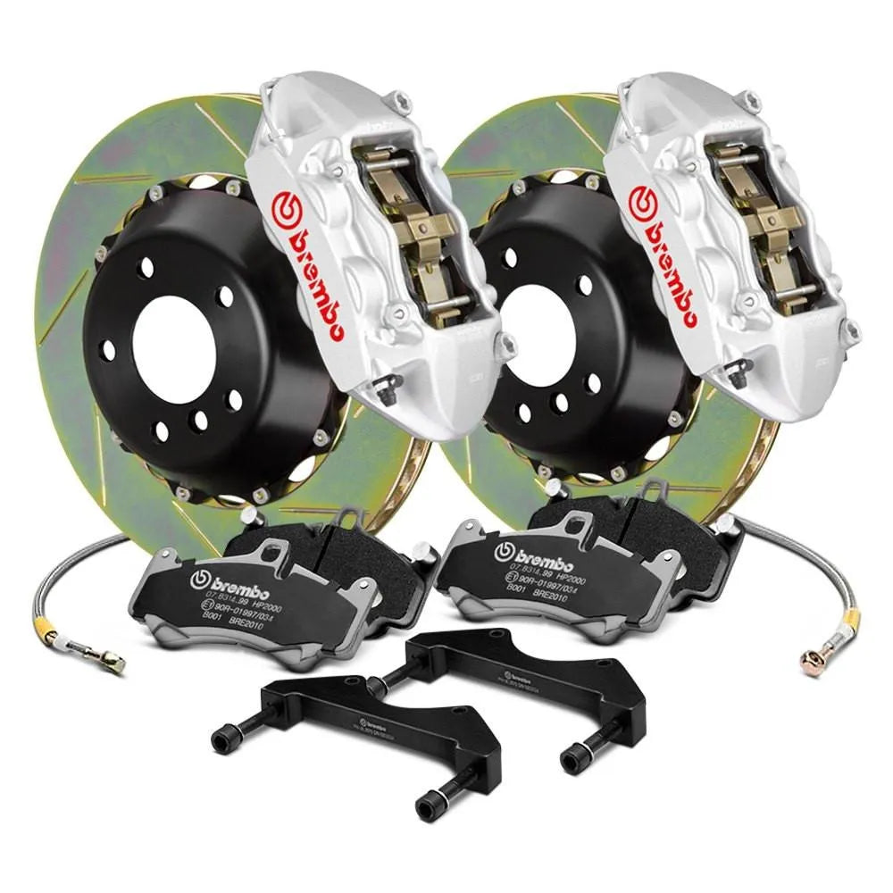Brembo Gran Turismo 4-Piston Slotted Rear Big Brake Kit | Multiple Fitments (2P2.8042A)
