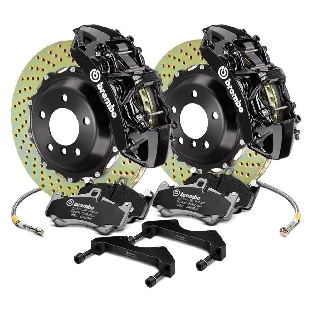 Brembo GT Series Cross Drilled Front Big Brake Kit | 2004-2007 Subaru WRX/STI (1M1.8039A)