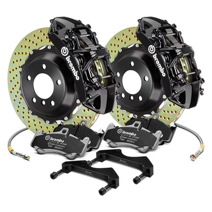 Brembo GT Series Cross Drilled Front Big Brake Kit | 1999-2007 Mitsubishi Evolution (1M1.8025A)