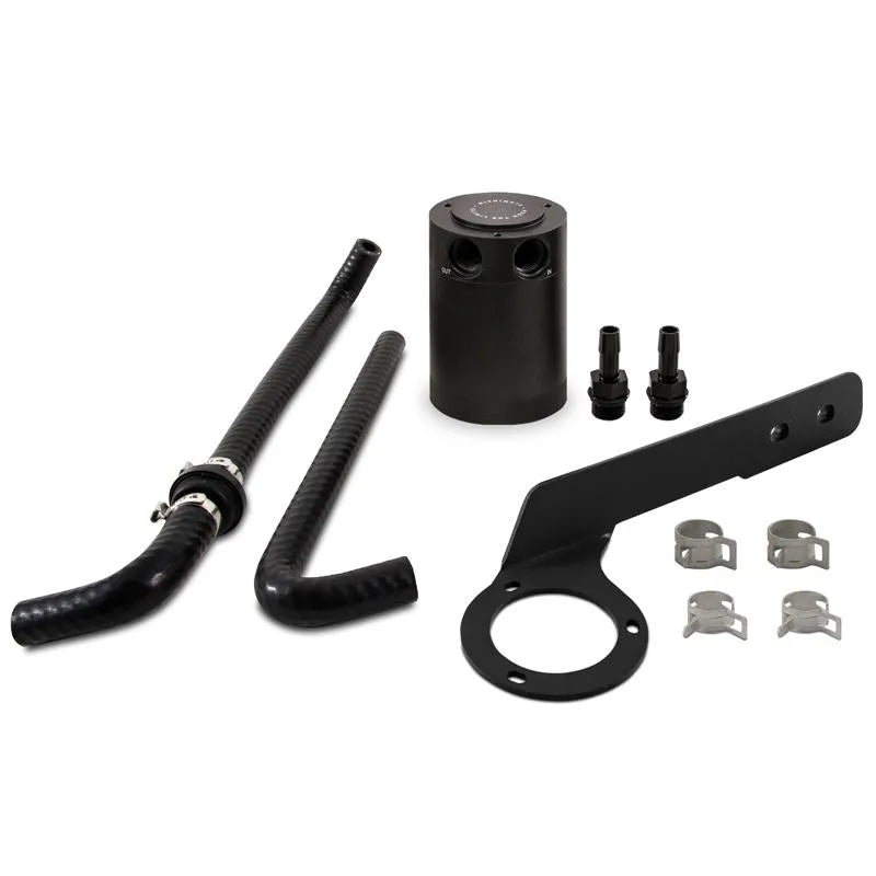 Mishimoto Direct Fit Baffled Oil Catch Can - PCV Side | Multiple Fitments (MMBCC-ACRD20-18PBEBK)