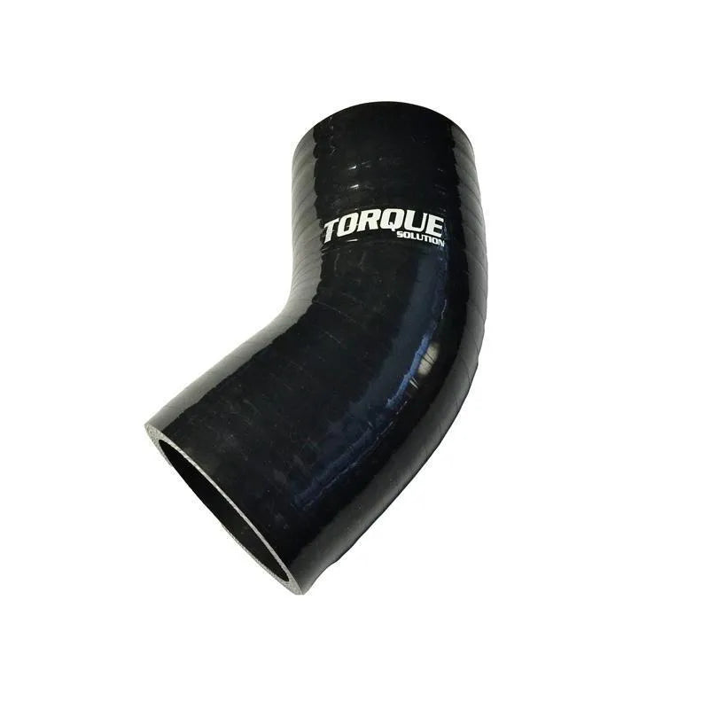Torque Solution 45 Degree 2.75" Silicone Elbow - Black (TS-CPLR-45D275BK)