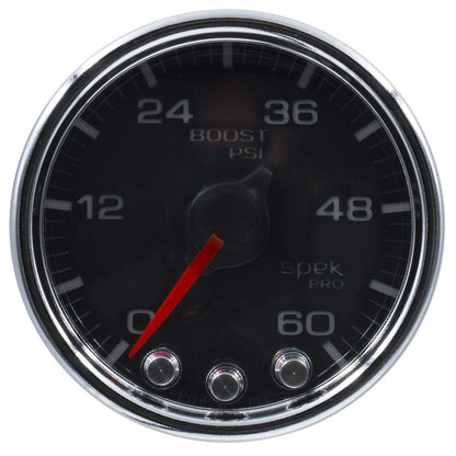 Autometer Spek-Pro 2 & 1/16" Boost Gauge 60PSI