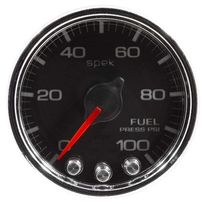Autometer Spek-Pro 2 & 1/16" Fuel Press Gauge 100PSI