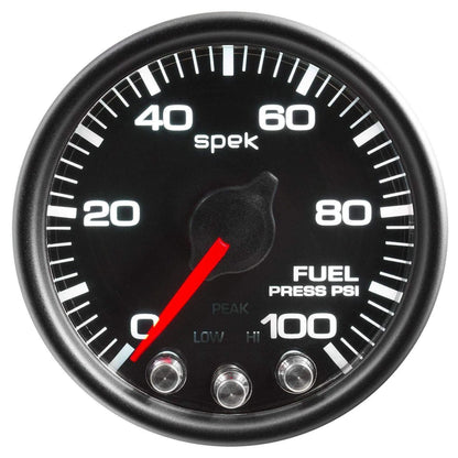 Autometer Spek-Pro 2 & 1/16" Fuel Press Gauge 100PSI