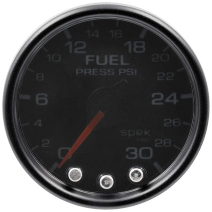 Autometer Spek-Pro 2 & 1/16" Fuel Press Gauge 30PSI