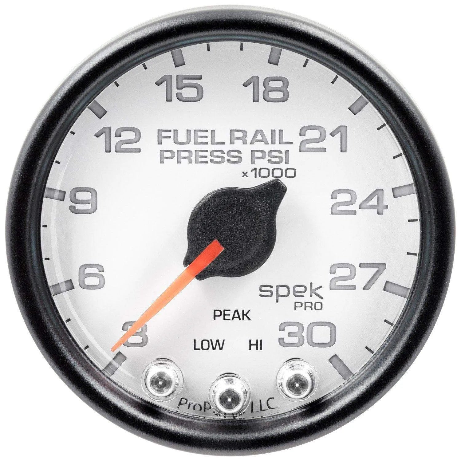 Autometer Spek-Pro 2 & 1/16" Rail Press Gauge 30KPSI