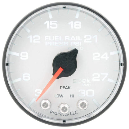Autometer Spek-Pro 2 & 1/16" Rail Press Gauge 30KPSI