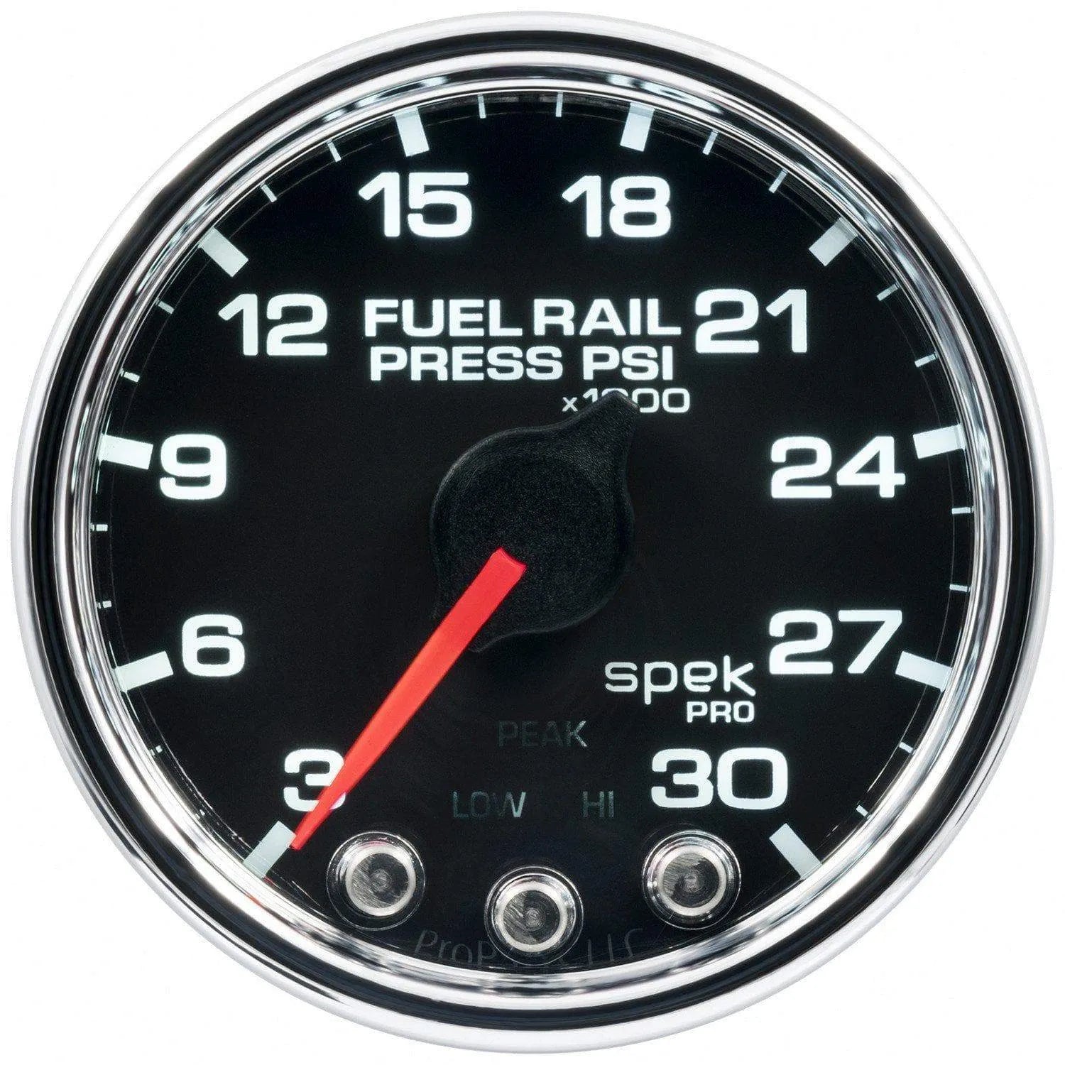 Autometer Spek-Pro 2 & 1/16" Rail Press Gauge 30KPSI