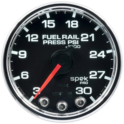 Autometer Spek-Pro 2 & 1/16" Rail Press Gauge 30KPSI