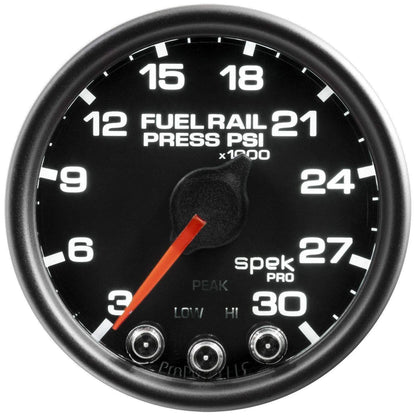 Autometer Spek-Pro 2 & 1/16" Rail Press Gauge 30KPSI