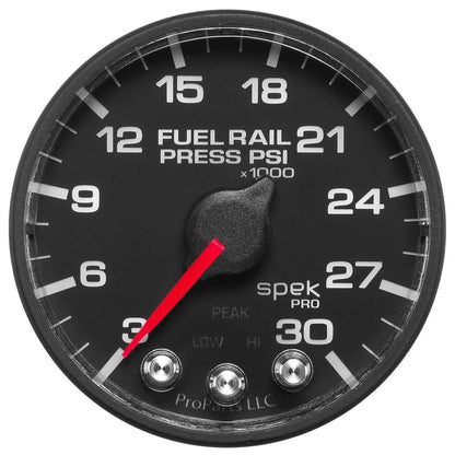 Autometer Spek-Pro 2 & 1/16" Rail Press Gauge 30KPSI