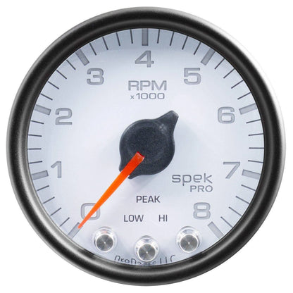Autometer Spek-Pro 2 & 1/16" Tachometer w/ Shift Light 8K RPM